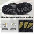 thumbnail image 4 of Fittington Men's Wide Warm Lined Winter Boots Lightweight Slip-Resistant Outdoor Snow Boots for Men, 4 of 11