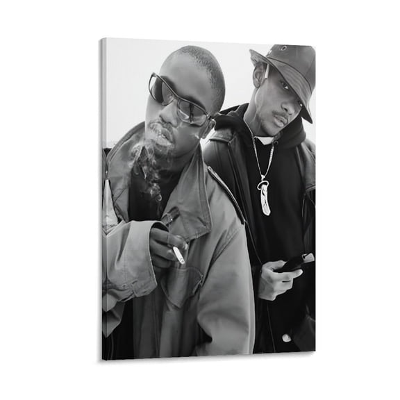 Mobb Deep Rapper Performer Art Poster Home Decor Poster Wall Art Hanging Picture Print Bedroom Decorative Painting Posters Room Aesthetic 16x24inch(40x60cm)