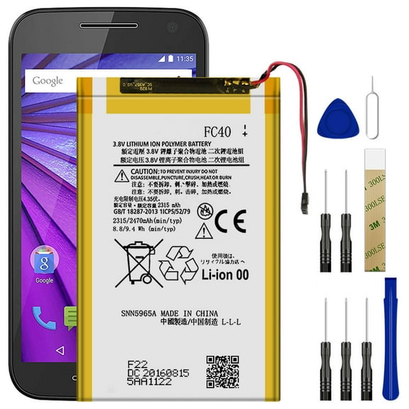 Replacement Battery FC40 SNN5965A For Motorola Moto G3 G(2015) 3rd Gen XT1541 TOOL