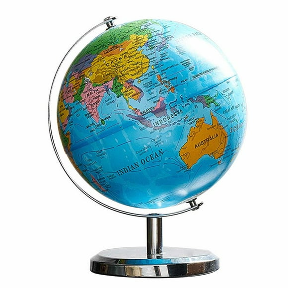 MesaSe Tellurion Decoration Prop Household Desktop Ornament Interesting Luminous Rotating World Map Globe Model Table Decorations Type 2