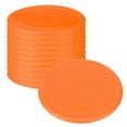 thumbnail image 1 of Uxcell Flying Disc, Soft Silicone Colorful Flying Disk Flyer for Outdoor Sports Training Playing Lawn Game Orange, 1 of 5