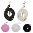 thumbnail image 4 of Cuerda de cuero de 3 metros para abalorios, ropa, bolsos, decoración DIY, 12 mm Negro, 4 of 9