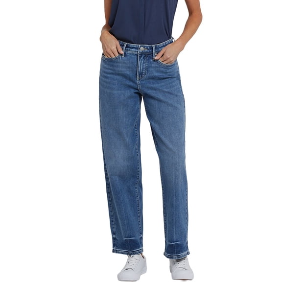 NYDJ womens Jemma Rainbow Blue Barrel Jean, 2