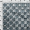 thumbnail image 3 of oneOone Silk Tabby Teal Blue Fabric Geometric Sewing Craft Projects Fabric Prints By Yard 42 Inch Wide, 3 of 4