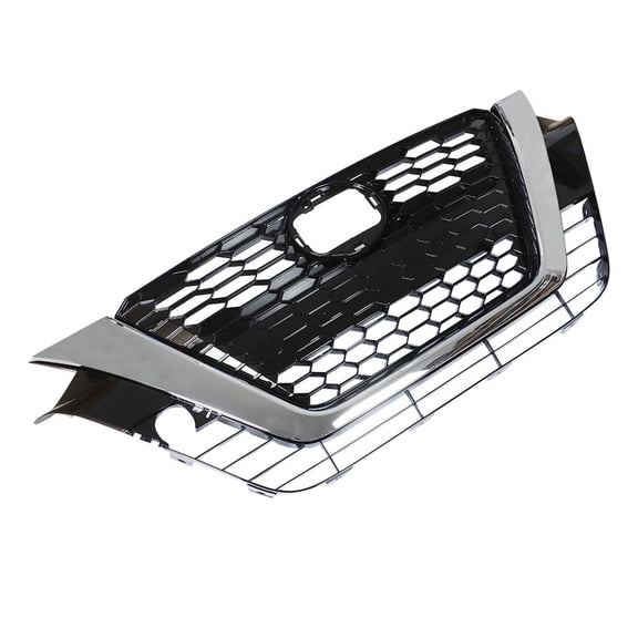 Labwork Chrome Black Front Bumper Upper Grill For 2019/2020/2021 Nissan Altima 2.0L/2.5L