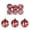 Red, variant on Kbndieu 6Pcs 2.36" Christmas Ball Ornaments White Christmas Tree Decorations Ornaments Set Shatterproof Plastic Christmas Decor Hanging Baubles for Xmas Tree Home Party