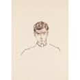 thumbnail image 3 of Egon Schiele 14x18 Black Modern Framed Museum Art Print Titled - Portrait of Paris by Gutersloh (1918), 3 of 5