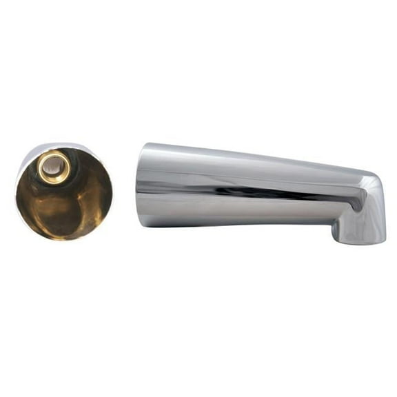 7 in. Zinc Filler Tub Spout - Polished Chrome