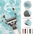 thumbnail image 5 of Round Rugs 4Ft, Teal Anchor Nautical Round Area Rug Washable Indoor Throw Carpet, Coastal Beach Coral Starfish Soft Non Slip Circle Rug for Kitchen Nursery Room Home Decor Aesthetic, 5 of 8