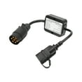 Trailer Connector European 7 Pin to American 4 Pin Taillight Circuit