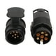 thumbnail image 4 of Adaptador De Enchufe Para Remolque, Contacto De Cobre, 12 V, Negro, Convertidor De Enchufe De Remolque De 7 Pines A 13 Pines Y 13 Pines A 7 Pines Para Todos Los Enchufes De, 4 of 7