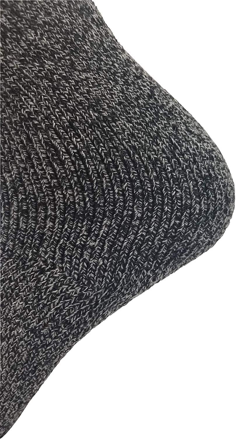 Twisted Yarn Heavy Duty Heat Insulating Hiking Winter Sock 6 Pairs Mens Merino Wool Socks