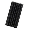 Big sale Thickened Black Siliver Circle Shower Curtain Waterproof