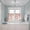 Pink Red Light Beige, variant on Butterfly Flower Kitchen Curtains Window Panels, Farmhouse Country Pink Floral on Linen Insulated Window Treatment Curtain, Grommet Curtains for Bedroom/Living Room/Bathroom, 2 Piece 27.5"Wx39"L