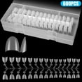 thumbnail image 1 of Dsseng 900pcs Full Cover French Nail Tips  Soft Gel Nail Tips  3 Styles Acrylic Fake Nails, 1 of 5