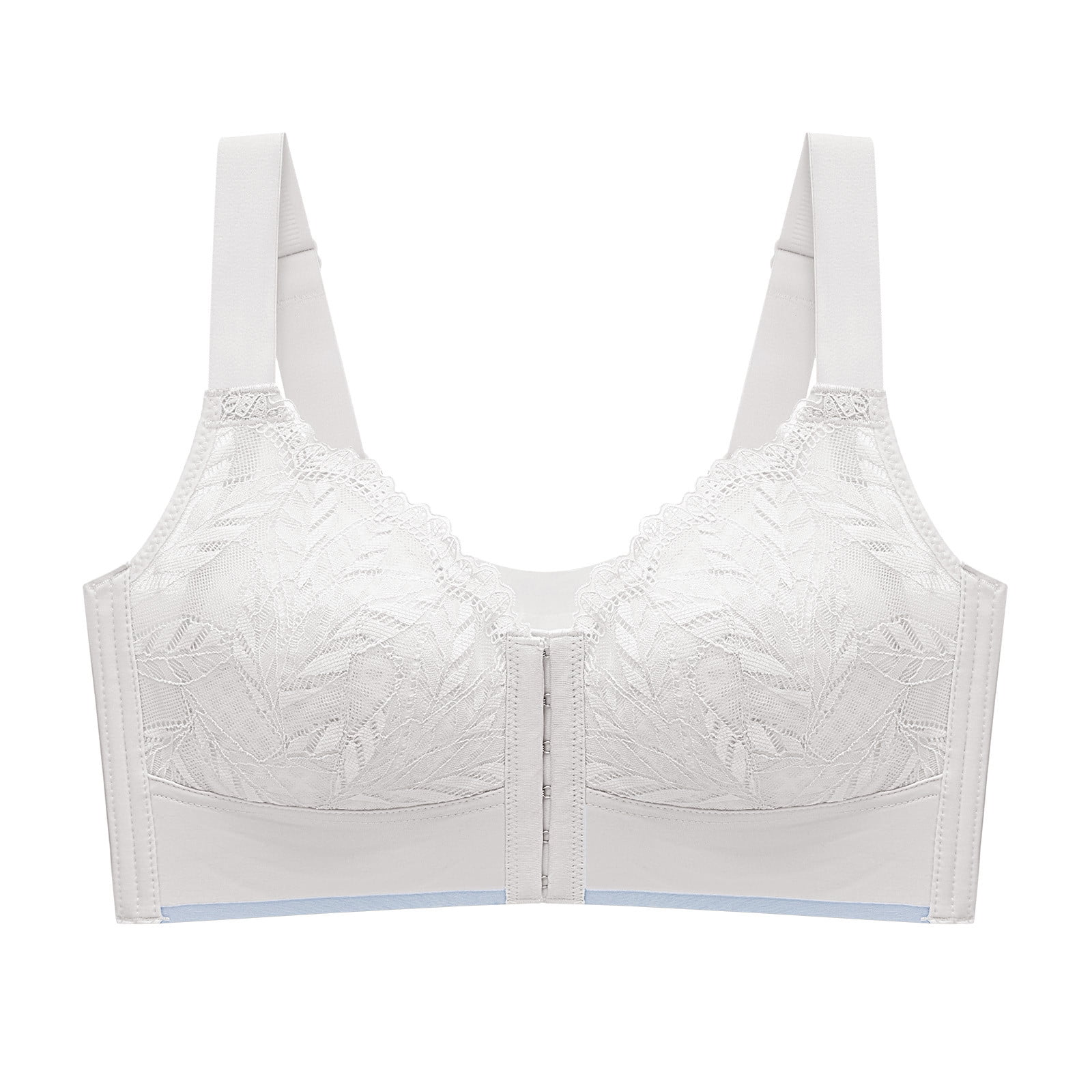 gvdentm Bralettes For Women With Support Women's Full Figure Beauty Back  Smoothing Bra White,36/80B