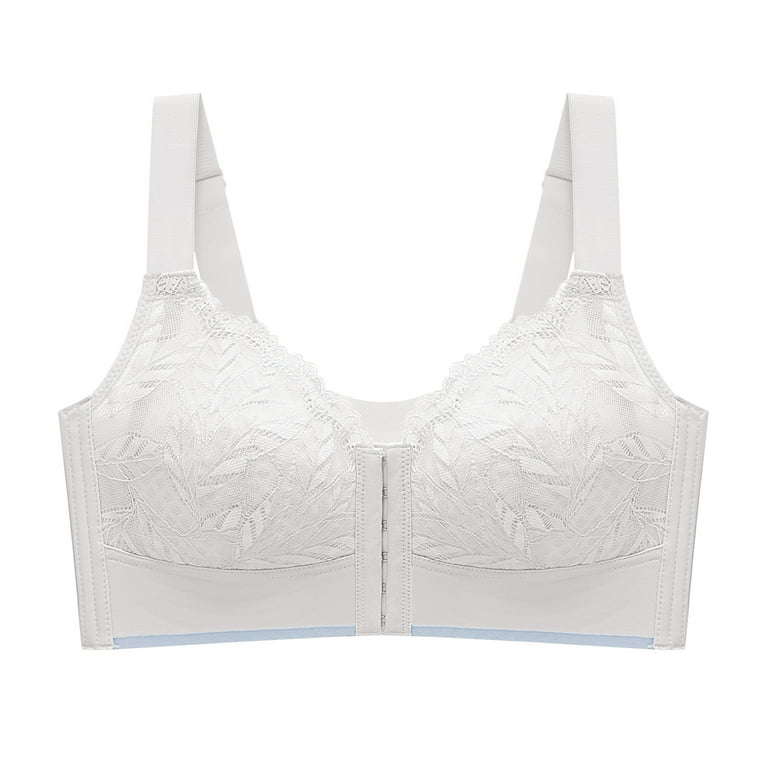 Front Closure 5D Shaping Push up Bra Seamless, Beauty Back, Comfy - Women's  Floral Lace Bralette Smoothing Thin Soft Everyday Bra(3-Packs)