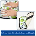 thumbnail image 3 of Tennis Soft Comfortable Furry Printed Armrest Cover Car Armrest Mat Armrest Accessory 12.5x8.2 Inch, 3 of 6