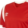 thumbnail image 3 of Umbro - Jersey Spartan de Manga Corta para Niños/Niñas (Bermellón, Blanco), 3 of 3