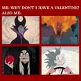 thumbnail image 2 of Men's Disney Villains Valentine's Day Meme EVIL  Graphic Tee Red X Large, 2 of 5