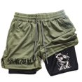 thumbnail image 4 of Anime Performance Shorts Toji Printed Men GYM Casual Sports Shorts Workout Running Mesh 2 In 1 Sport Short Pants, 4 of 5