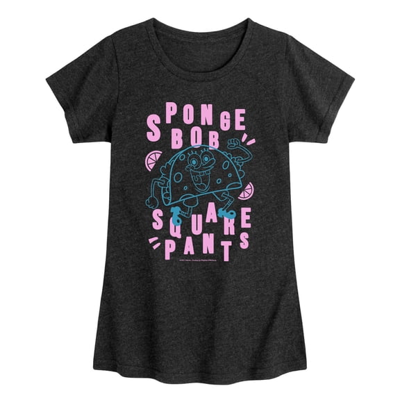 SpongeBob SquarePants - Taco SpongeBob SquarePants - Toddler and Youth Girls Short Sleeve T-Shirt
