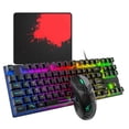 thumbnail image 1 of Sidaley Juego de teclado y mouse para juegos con sensación colorida mecánica de computadora luminosa Juegos de teclado y mouse para computadora, 1 of 1