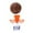 Coffee Size 5, variant on GARENDE Silent Basketball with Hoop No Sound Children Adults Interaction Toy Indoor Quiet Blue Size 7