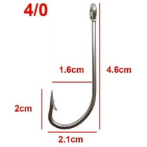 100pcs/lot Stainless Steel Fishing Hook Long Shank Saltwater Hooks For Fishing Accessories 34007 Size 1/0-10/0