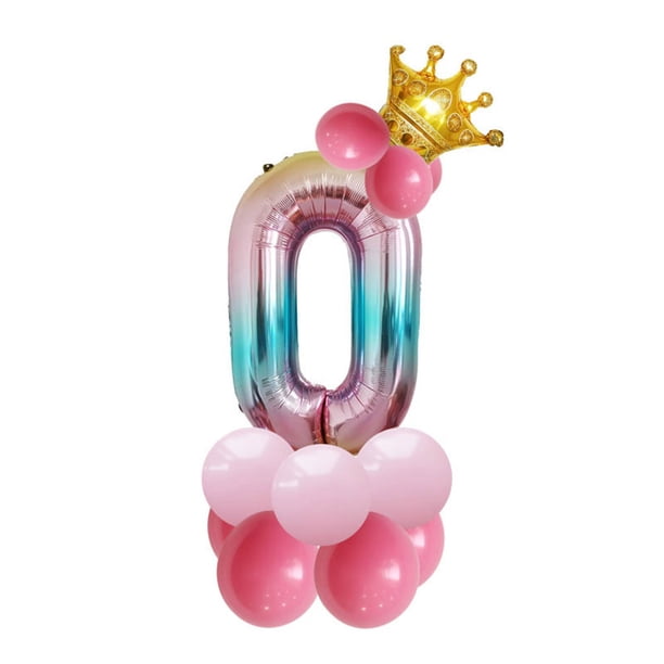 Xihbxyly En Venta Globos de Bricolaje Decoración de Fiesta Globos de Aluminio para Fiesta de Cumpleaños 32 Pulgadas Digital