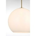 thumbnail image 5 of Living District Baxter 14 Inch Pendant Frosted White Shade in Satin Gold, 5 of 9