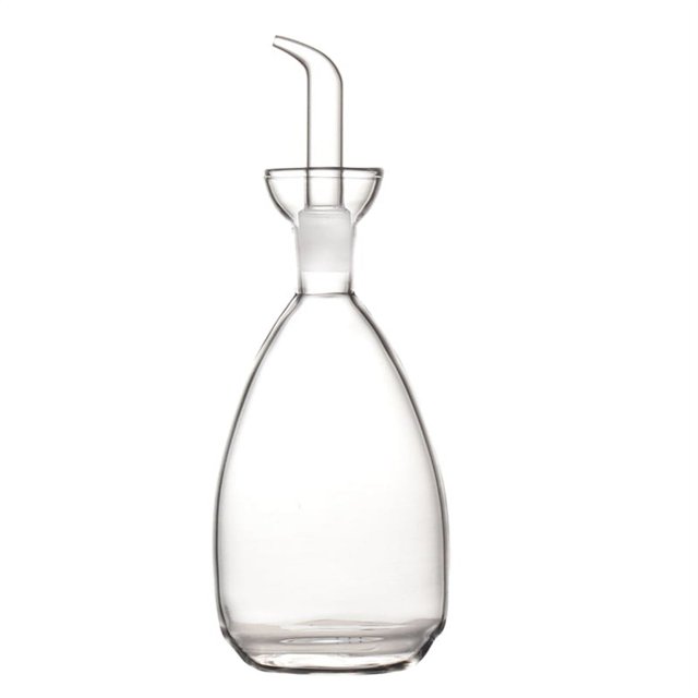 Olla de Aceite de Vidrio de Borosilicato Alto Botella de Condimento de Cocina Olla Creativa para Salsa de Soja
