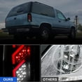 thumbnail image 6 of Tail Lights For 1988-1999 Chevy C/K 1500/Suburban/GMC Suburban C/K LED Pair Lamp Smoke Lens, 6 of 8