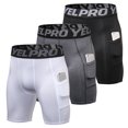 thumbnail image 1 of Labymos 3 Pack Men Sports Shorts Active Workout Underwear with Pocket, 1 of 7