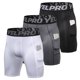 thumbnail image 1 of Bermudas YEL 3 Pack Men Compression Shorts Ropa interior de entrenamiento activo con bolsillo YEL Bermudas, 1 of 7