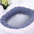thumbnail image 5 of Toilet Seat Mat Soft Pad Washable Closestool Mat Warmer Cushion Bathroom No.09, 5 of 9