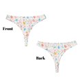 thumbnail image 3 of Fotbe Happy Easter Tanga Sin Costuras para Mujer con Estampado – Panties Invisibles, Transpirables y Cómodos para Uso Diario-Medium, 3 of 6