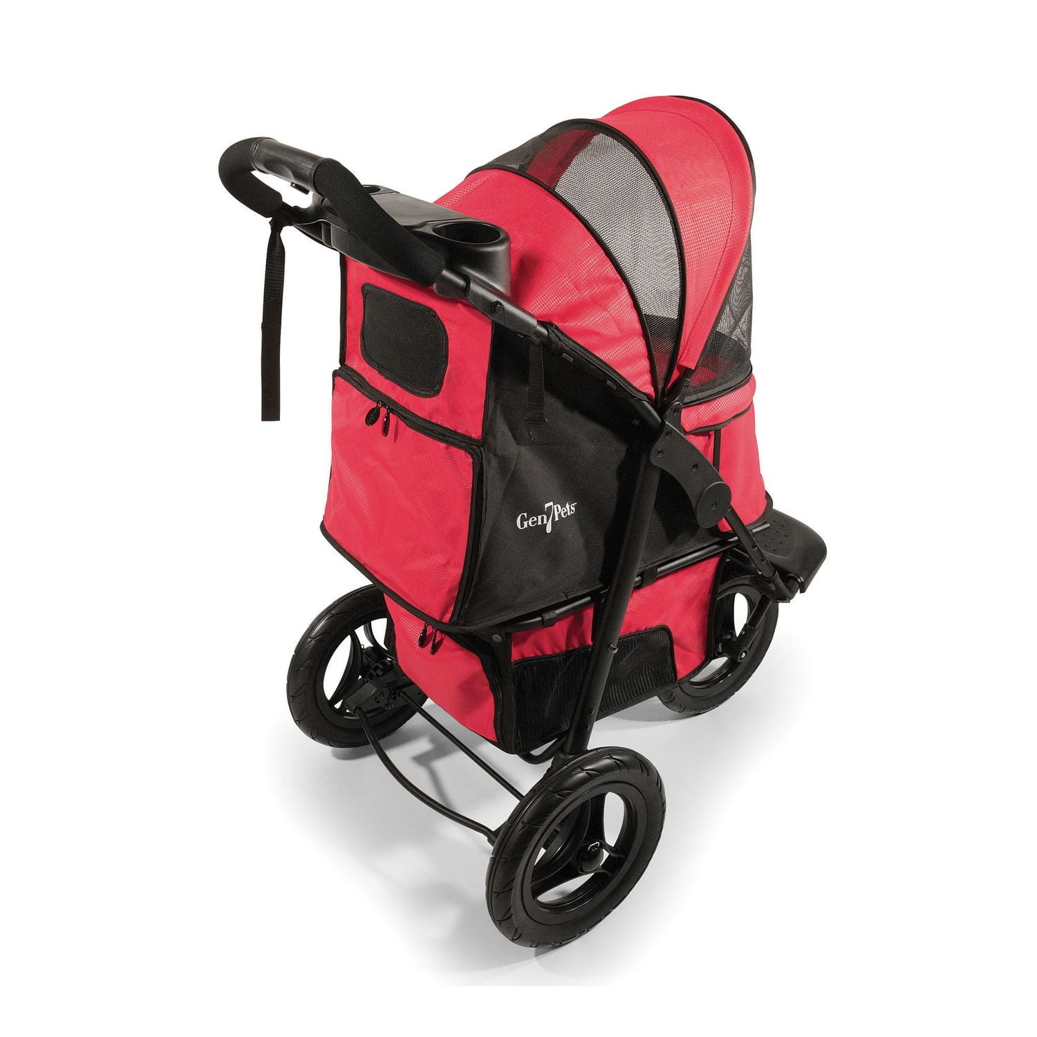 Poussette pour animal domestique (chien et chat) G7 Jogger de Gen7Pets - Rouge