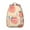 Pink-7, variant on Fun cartoon peach lover design compact travel backpack cute small backpack for school lightweight school bag for daily use and vibrant pattern