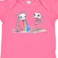 thumbnail image 4 of Inktastic Skeleton Pukes Rainbow Boys or Girls Baby Bodysuit, 4 of 5