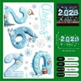 thumbnail image 3 of ZLKMQM Christmas Window Clings for Glass, PVC Static Window Decals with Snowflake Merry 2026 Pattern, 60x40cm Christmas Window Stickers for Holiday Decoration, 3 of 6