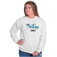 thumbnail image 3 of Smurfs Characters Retro Squad Goals Sweatshirt for Men or Women Brisco Brands X, 3 of 5
