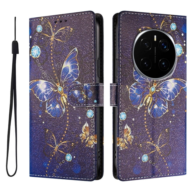 FOXDOCK Funda Tipo Cartera para Honor Magic 7 Pro con Soporte y Correa – Diseño de Patrones Lindos