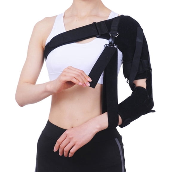 Shoulder Brace Arm Sling for Men Women – Stroke Hemiplegia Subluxation Recovery Support, Shoulder Pain Relief,Left