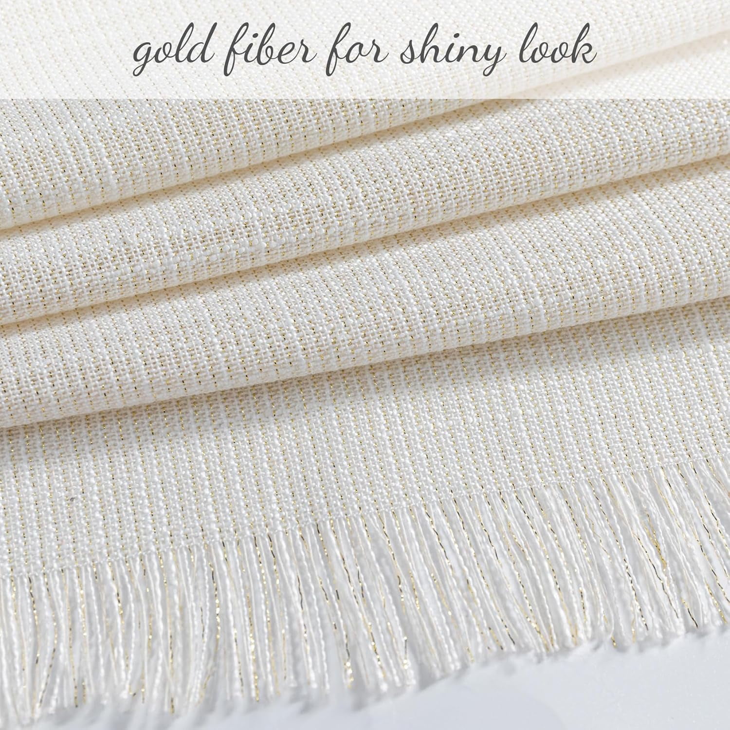 Wehilion Linen Curtains for Living Room, Natural Semi Sheer Curtains & Drapes 84 inches Length 2 Panels Set Farmhouse Country Boho Style Back Tab Draperies for Sliding Glass Door