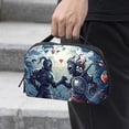 thumbnail image 2 of Hearts Battle Portable Oxford Cloth Waterproof Charger Case and Electronic Travel Case Organizer, Small Outdoor Storage Box for PC Case - 5.9x9.44x3.14 in., 2 of 6