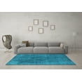 thumbnail image 3 of Ahgly Company Indoor Rectangle Oriental Light Blue Industrial Area Rugs, 4' x 6', 3 of 4