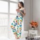 thumbnail image 5 of Fotbe Colorful Dinosaur Pantalones de Pijama para Mujer, Pantalones de Dormir, Pantalones Pj con Cordón y Bolsillos-3X-Large, 5 of 6