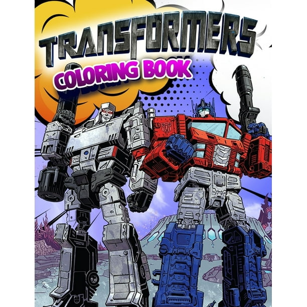 Transformers Coloring Book Superhero Coloring Book With Best Jumbo Pictures For All Funs Volume 2 Paperback Walmart Com Walmart Com