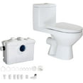 thumbnail image 6 of WinZo Macerating Toilet System with 700W Sewage Pump Dual Flush One Piece Modern Design For Basement Bathroom,4 Inlets,White, 6 of 6